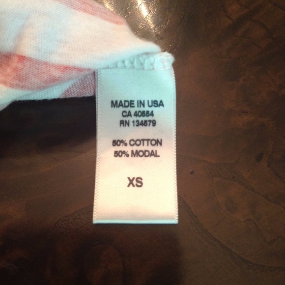 Soulcycle Short Sleeve Striped Tee Shirt Red White - Picture 5 of 6